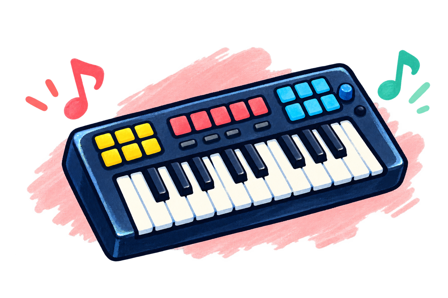 音楽づくりのイメージイラスト